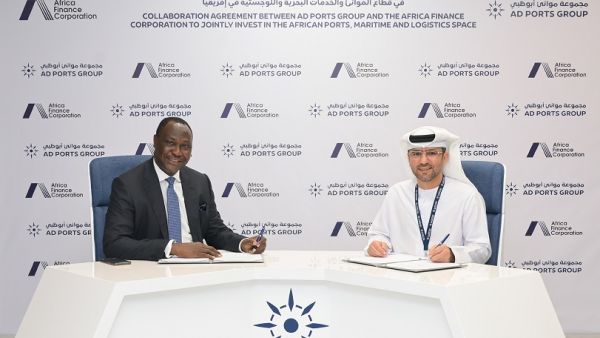 During the event AD Ports Group Signs Collaboration Agreement with Africa Finance Corporation