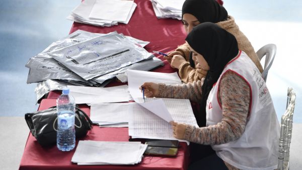 Counting the ballots in Tunisia 