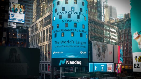 Empower's logo debuts on NASDAQ screens at New York's Times Square