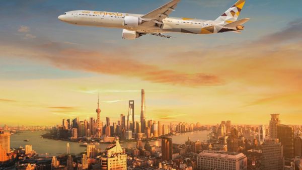 Etihad Airways Adds Flights to Shanghai  As Travel Demand to and From China Grows