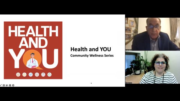 WCM-Q faculty Dr. Ravinder Mamtani and Dr. Moune Jabre during a Health and YOU seminar focusing on pelvic pain. Three leading professors at Weill Cornell Medicine-Qatar (WCM-Q) have shared information about common health conditions with the community in a series of free online presentations.