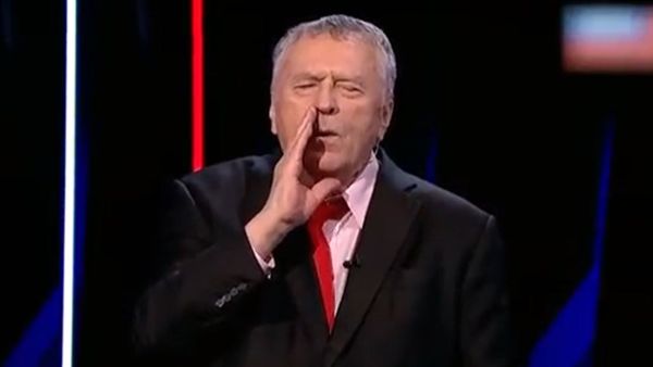 Russian T.V. anchor
