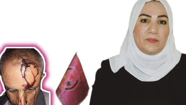 الصورة للزوجه والزوج الضحية عن صفحة الاعلامية عائشة صبري