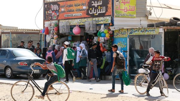 مخيم الزعتري للاجئين السوريين في الاردن