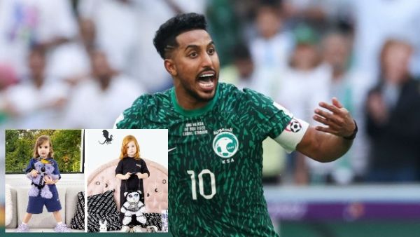 سالم الدوسري يرتدي معطف بالنسياغا