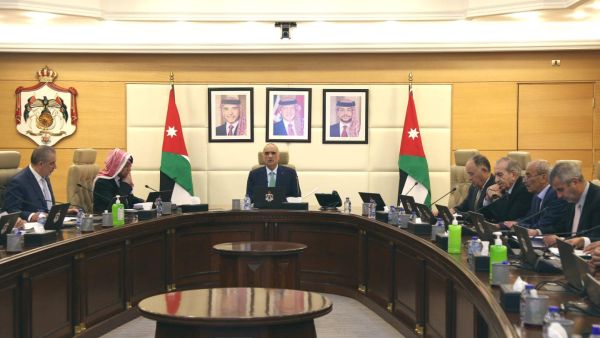 مجلس الوزراء الأردني في جلسته التي عقدها يوم الأحد في عمان