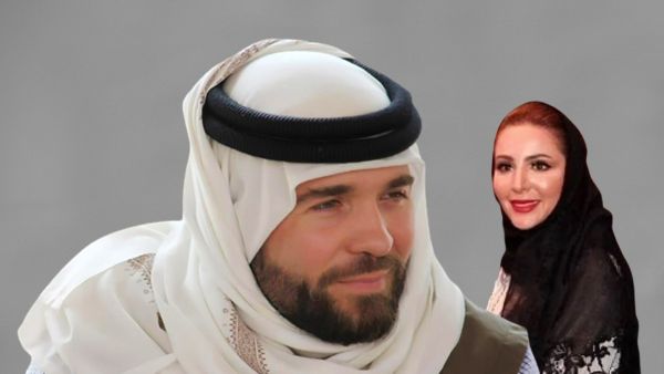 الأمير هاشم بن الحسين وزوجته الأميرة فهدة