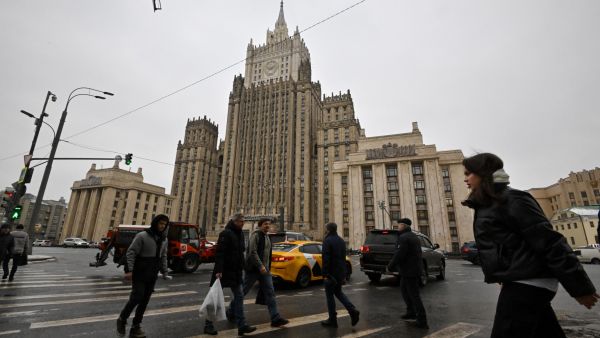 Russian Foreign Ministry headquarters in Moscow.