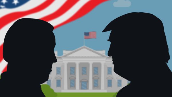 Character Illustration of Joe Biden facing Donald Trump. (Shutterstock/ file photo) classified documents