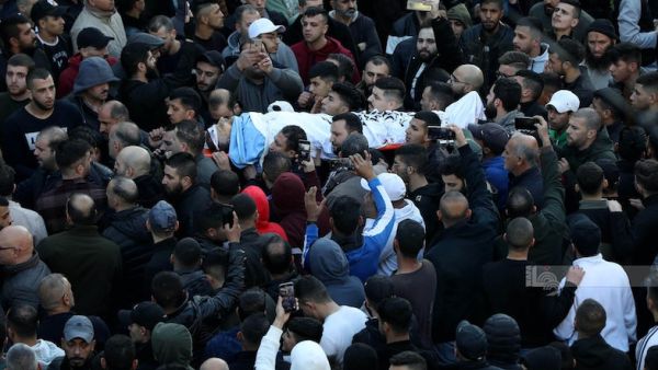 الآلاف يشيعون جثامين ضحايا اقتحام نابلس (22 فبراير 2023 - وفا)