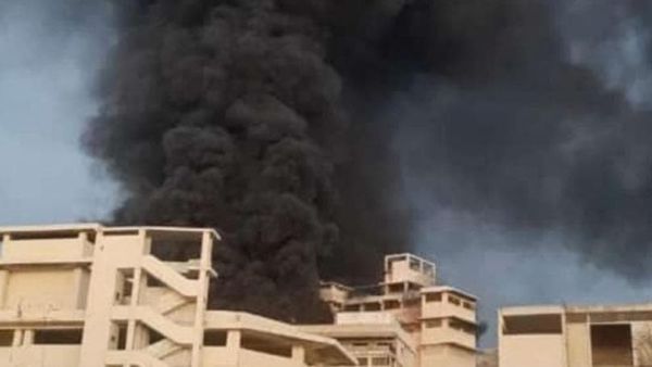 حريق هائل داخل معمل: قتيل ومواد خطرة وإخلاء منازل- الصورة عن قناة mtv