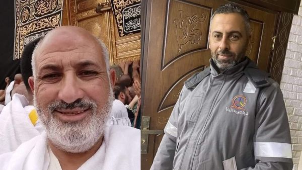 الراحل عبد الرحمن شاكر (يمين) والراحل عرفات الرفاعي (شمال)