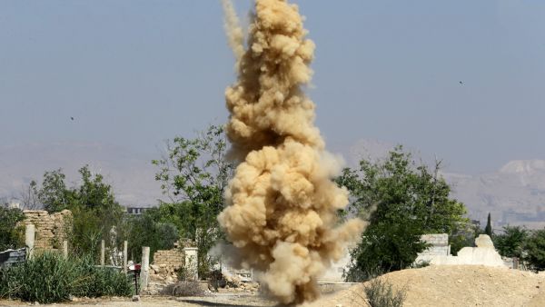 دورة تدريبية لإزالة الأسلحة غير المنفجرة وإبطال مفعولها في ريف العاصمة دمشق