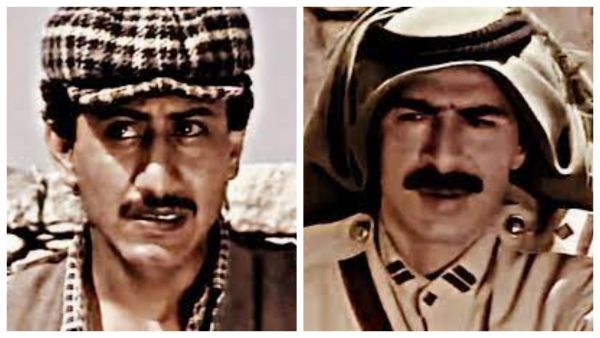 ناصر القصبي ورشيد عساف في مسلسل أردني قديم