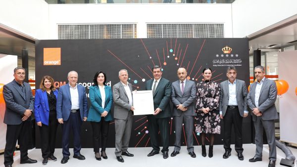 Orange Jordan is first telecom company to receive Recognized for Excellence 5 Star in the Middle East 