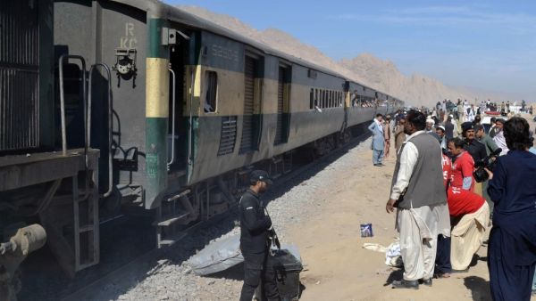 File Photo of Pakistan train blast