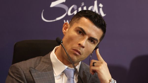 نجم كرة القدم البرتغالي اللاعب كريستيانو رونالدو (أ ف ب)