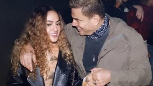 عمرو دياب و ابنته جنى