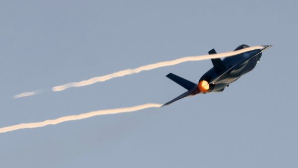مقاتلة اسرائيلية من طراز F-35