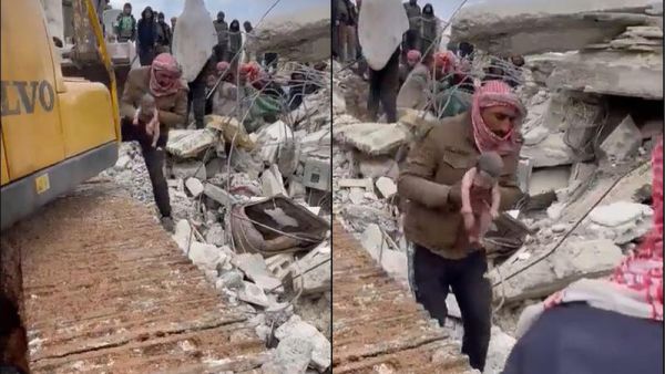 ولادة طفل تحت أنقاض زلزال سوريا المميت