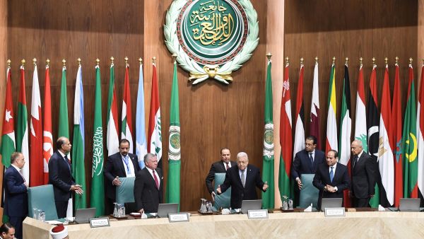 مؤتمر "القدس"، الذي انعقد بمقر جامعة الدول العربية بالقاهرة (أ ف ب)