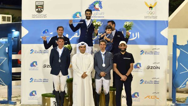 During the event Burgan Bank Sponsors the Seventh Competition of the Kuwaiti Equestrian Federation Tour