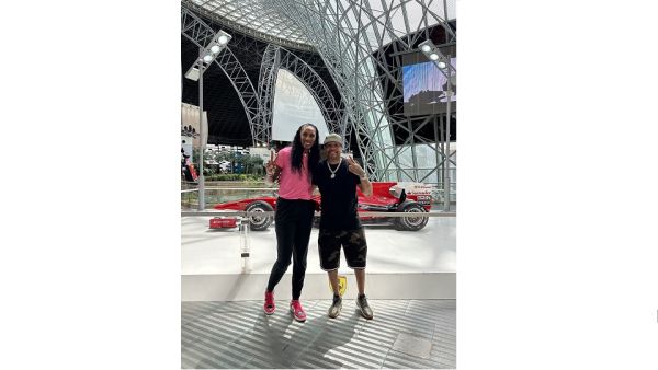 Ferrari World Abu Dhabi welcomes NBA and WNBA legends Allen Iverson and Lisa Leslie