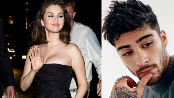Selena and Zayn seen kissing at dinner
