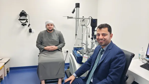 Moorfields Eye Hospital in Abu Dhabi saves the vision and the career of future dentist
