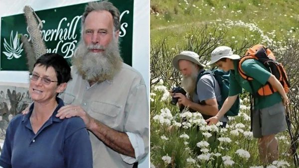 رود سوندرز البالغ من العمر 74 عاما وزوجته راشيل البالغة من العمر 63 عاما