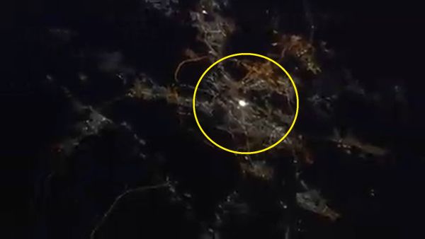 أنواء مكة المكرمة من الفضاء (لقطة شاشه)