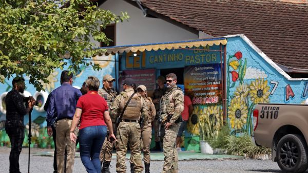 4 children killed in Brazil kindergarten attack