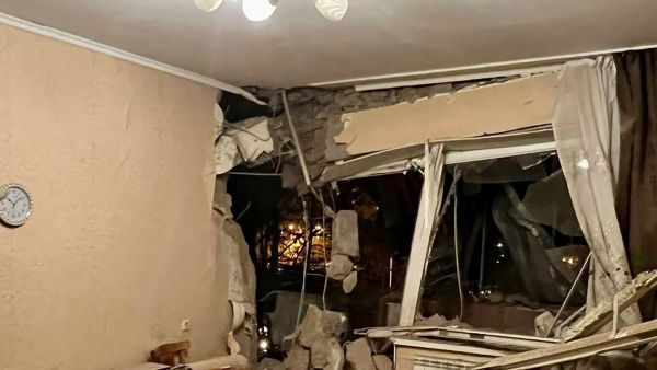 Russian authorities reported on April 20, 2023 an explosion in the city of Belgorod near the border with Ukraine, saying the blast left a massive crater in the city center. (Photo by Handout / TELEGRAM / VVGLADKOV / AFP) bomb