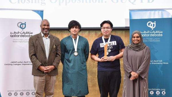 At QF, Georgetown is Named National Debate Champions Three Years in a Row 