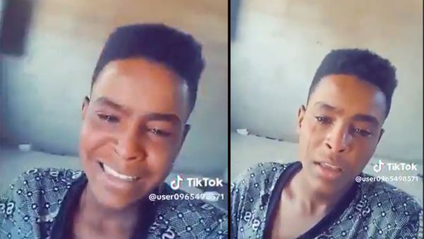 Sudanese boy cried in pain over ongoing clashes in Sudan. (Twitter) Sudanese boy