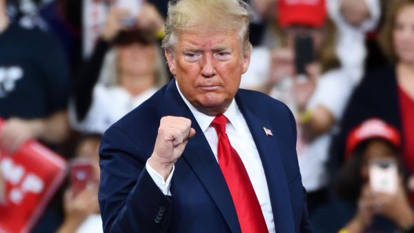 Trump says he will never withdraw from presidential race