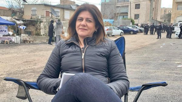 الصحفية الفلسطينية الاميركية شيرين أبو عاقلة 