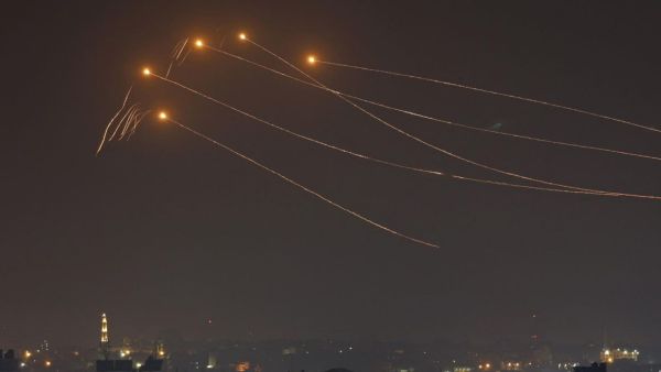 صواريخ الجهاد الاسلامي من غزة - صورة عن تويتر