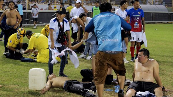 12 killed in El Salvador football match stampede
