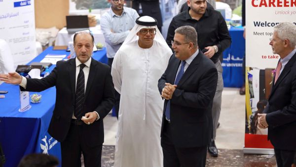 During the event Abu Dhabi University hosts the Third edition of its annual Career Fair