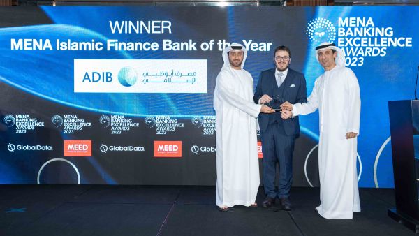 ADIB wins MENA Islamic Finance Bank of the Year award by MEED