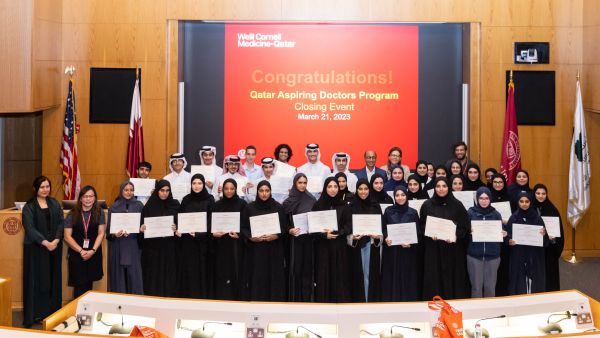 During the event WCM-Q supports high school students pursuing a career in medicine