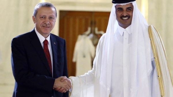 أمير قطر الشيخ تميم بن حمد برفقة الرئيس التركي رجب طيب أردوغان