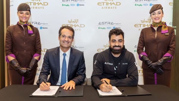 During the event Astra tech partners with Etihad Airways to launch flight bookings on botim