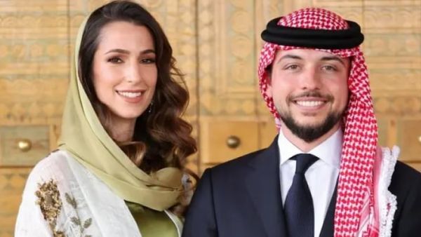 ولي العهد الأردني الأمير الحسين بن عبدالله ورجوة بنت خالد آل سيف