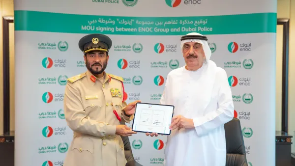 شرطة دبي واينوك توقعان مذكرة تفاهم بشأن التعاون والتنسيق المشترك لحماية الأرواح  والممتلكات في دولة الإمارات