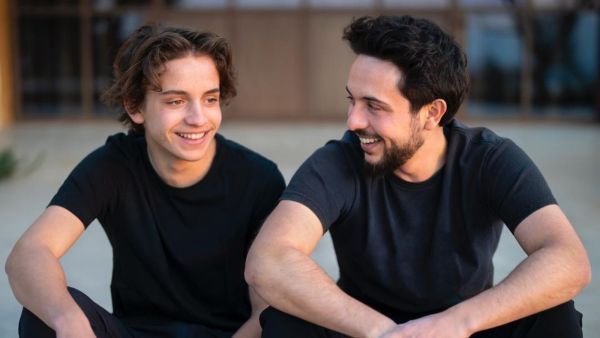 Crown Prince Hussein and Prince Hashem