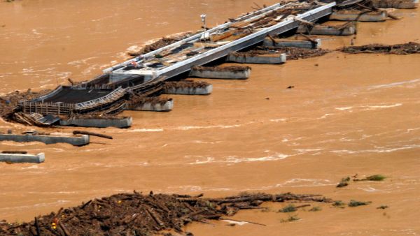 فيضانات في اليمن (أ ف ب)