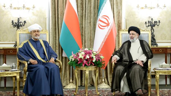 سلطان عمان هیثم بن طارق خلال زيارته الى ايران الاسبوع الماضي