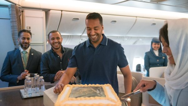 رائدا الفضاء السعوديان علي القرني وريانة برناوي